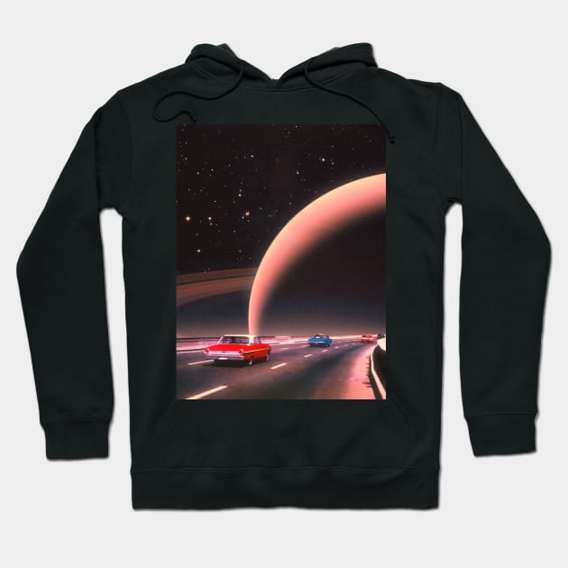 Galactic Space Travel Hoodie by Taudalpoi